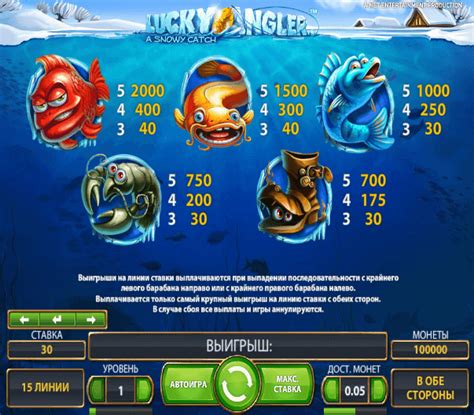 Игровой автомат Lucky Angler  играть бесплатно